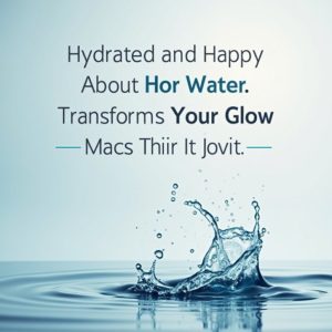 Hydrated and Happy: How Water Transforms Your Glow