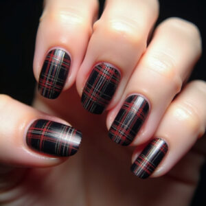 Plaid Nails 2026: Runway-Inspired Manicure Art